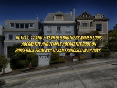 In 1911. 11 And 7Year Old Brothers Named Louis Abernathy And Temple Abernathy Rode On Horseback From Nyc To San Francisco In 62 Days.