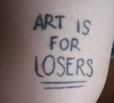 tattoo - Art Is For Losers