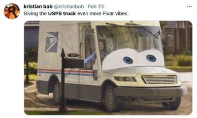 new usps vehicles - kristian bob . Feb 23 Giving the Usps truck even more Pixar vibes Con