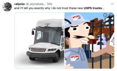 commercial vehicle - alycia. 50s and i'll tell you exactly why i do not trust these new Usps trucks... N