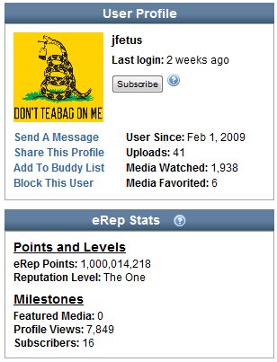 secret fact don t tread on me - User Profile jfetus Last login 2 weeks ago Subscribe Don'T Teabag On Me Send A Message This Profile Add To Buddy List Block This User User Since Uploads 41 Media Watched 1,938 Media Favorited 6 eRep Stats Points and Levels 