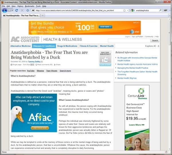 Bad ad placements