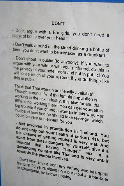Some Seedy Bars of Thailand