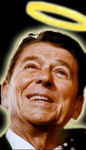 Reagan's looks like his  came out of a cereal box.