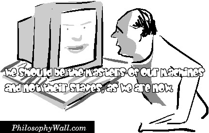 cartoon - The should be the masters of our memes and not that gaves as we are nors Philosophy Wall.com