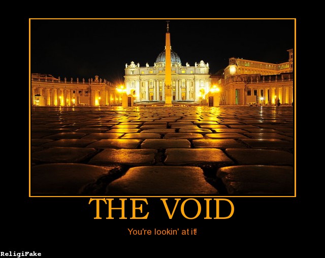 saint peter's square - Aless Clie The Void You're lookin' at it! ReligiFake