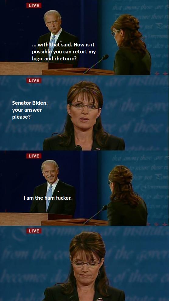 Palin Biden Debate Gallery