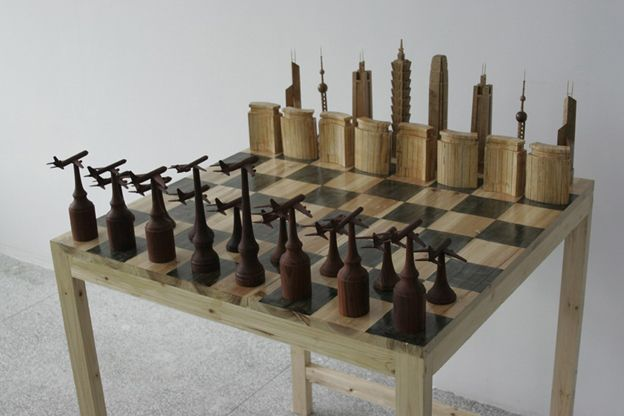 World Trade Center Chess Set