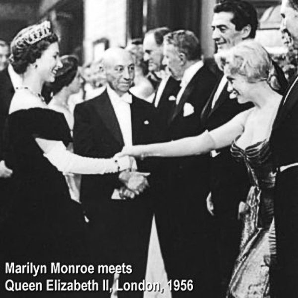 Marilyn Monroe & Queen Elizabeth II