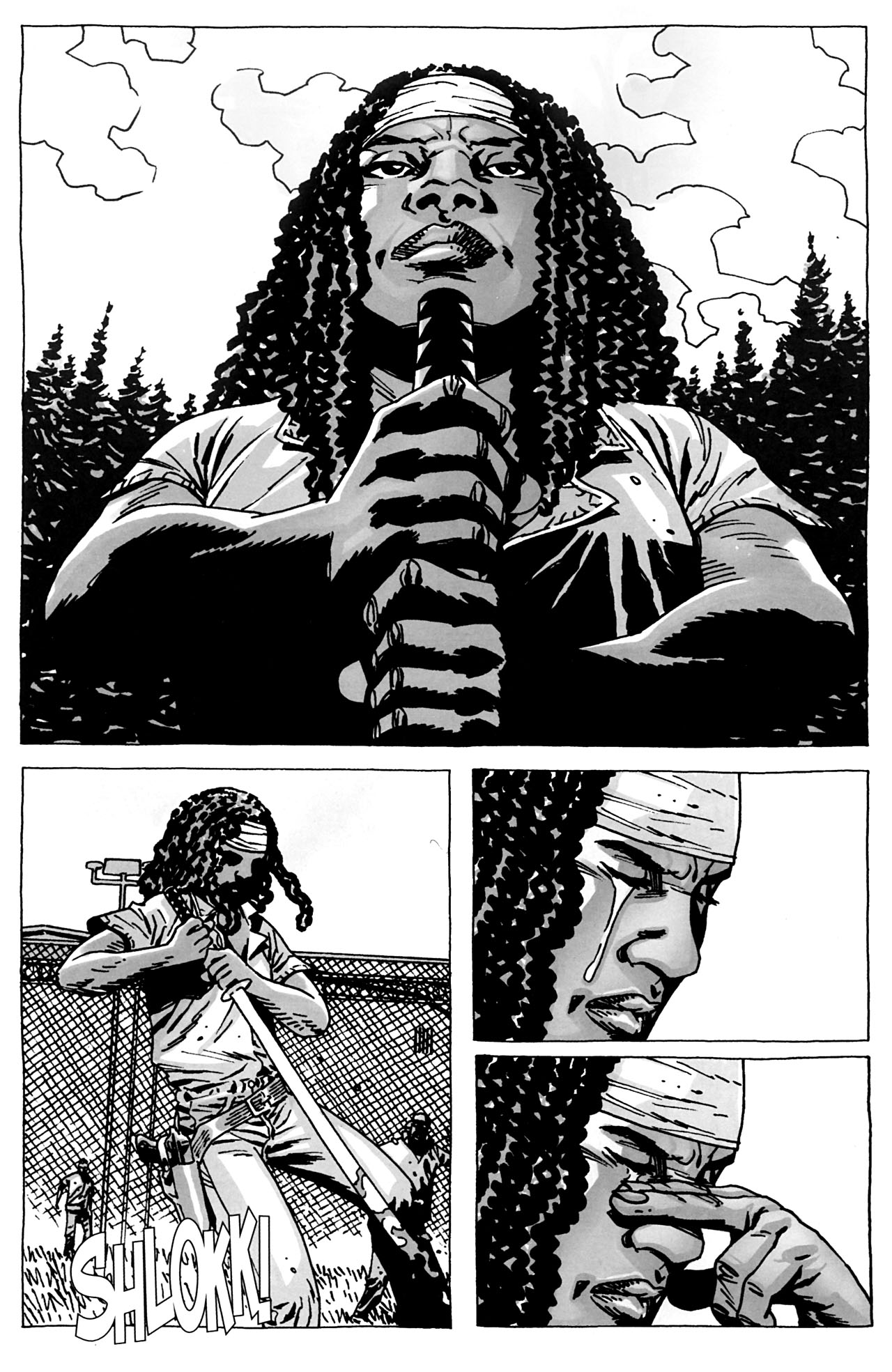 twd comic tyreese death