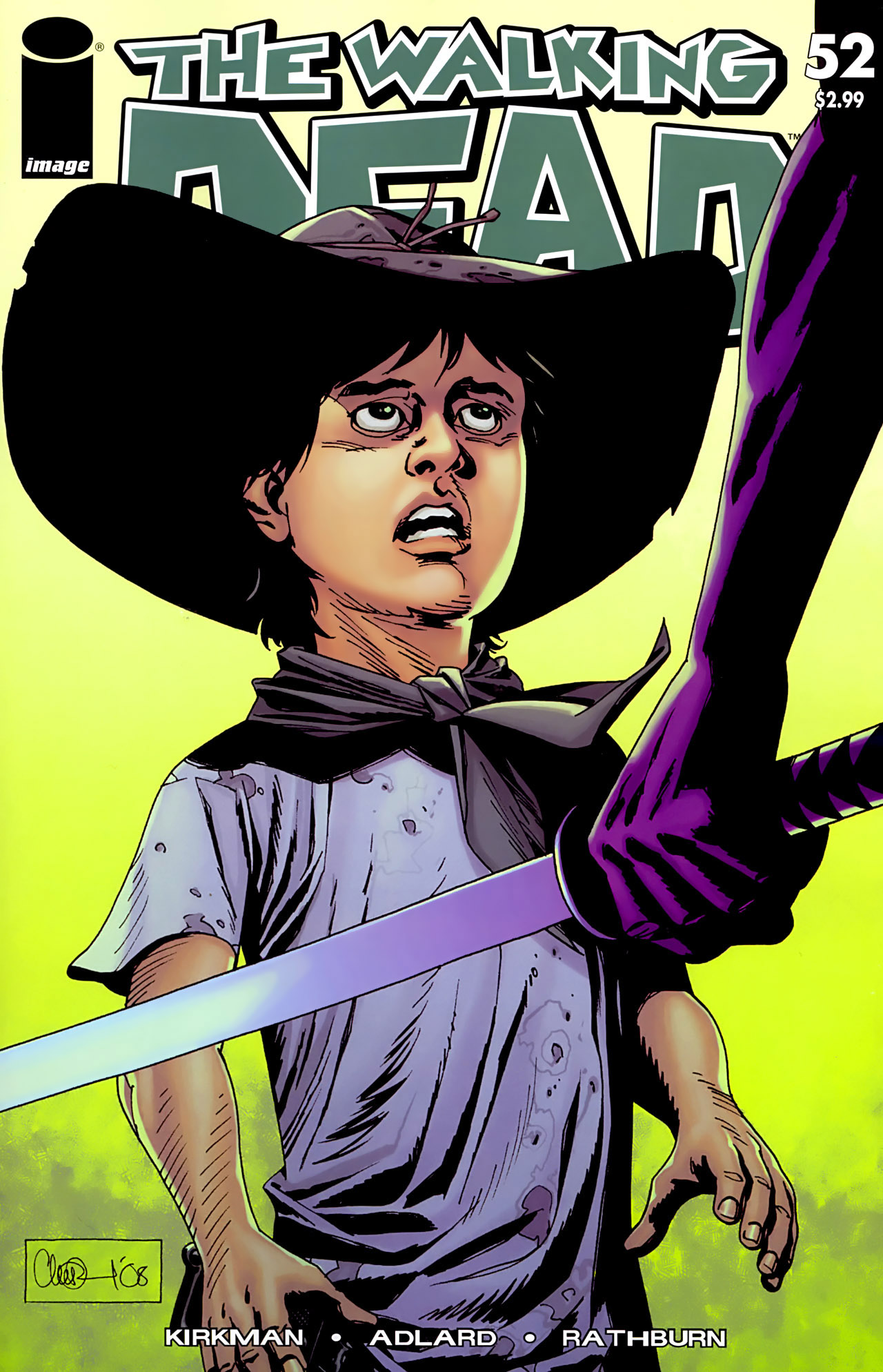 walking dead #52 - The Walking 52 Amage Dlard Rathburn