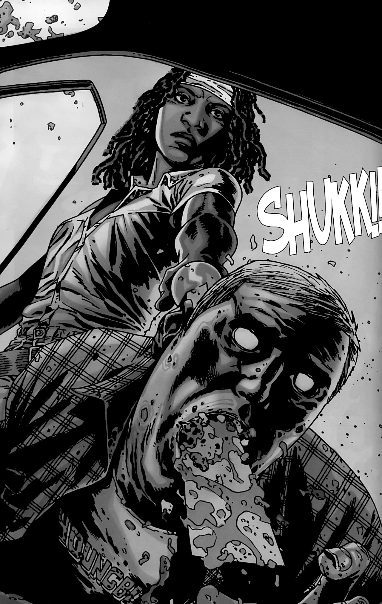 michonne from walking dead comic - 2010