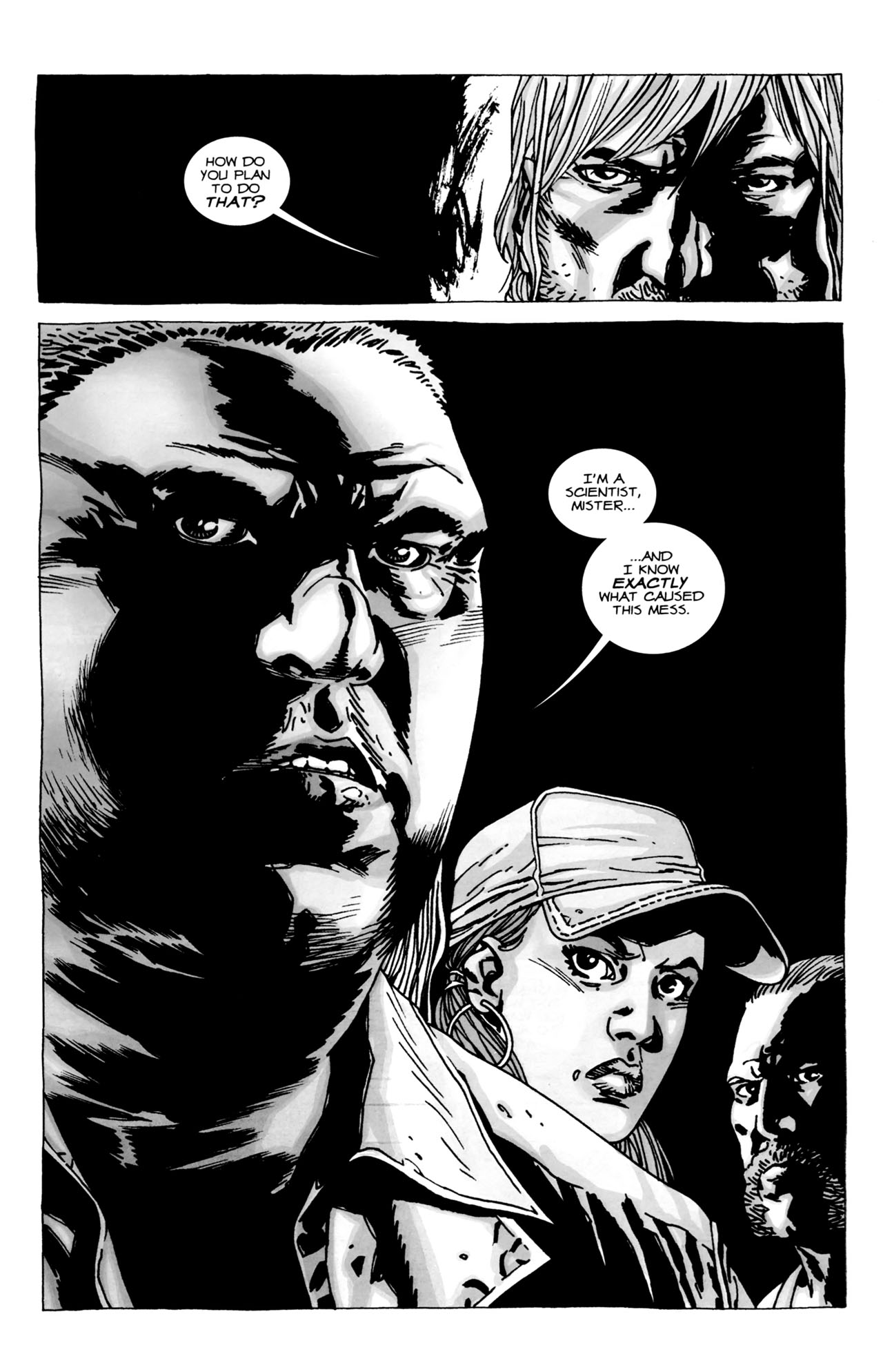 twd eugene comics - How Do You Plan To Do That? Ova I'M A Scientist, Mster... And I Know Exactly What Caused This Mess. ult