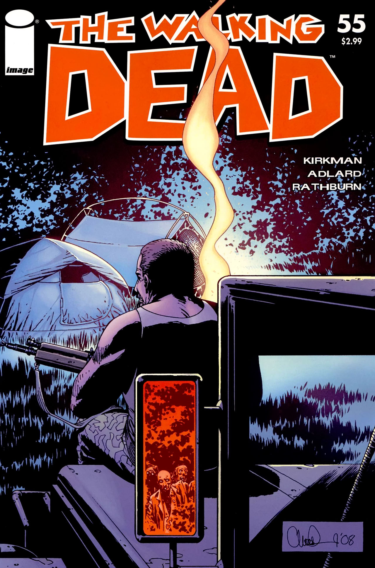 walking dead comic - Thew King 55 Dead Kirkman Adlardi Rathburns,