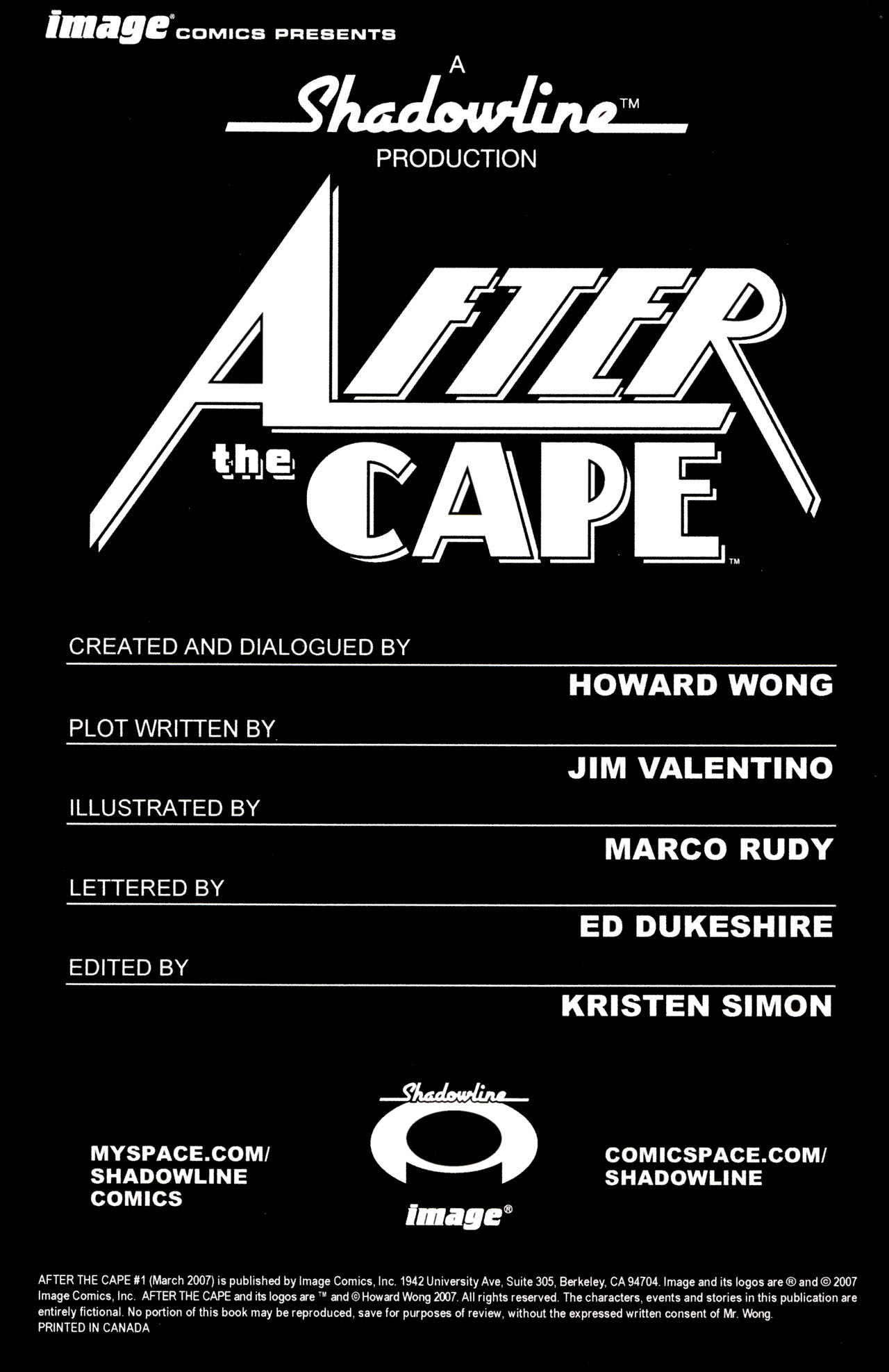 After The Cape - Issue 1: How Far To Fall