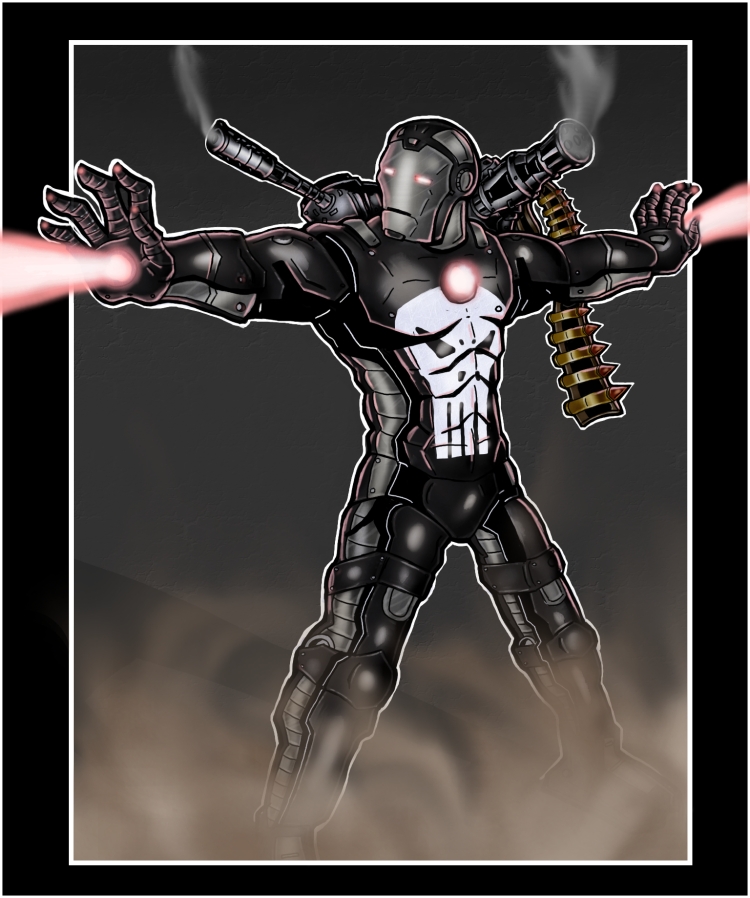 And for the fuck of it a Punisher/Warmachine