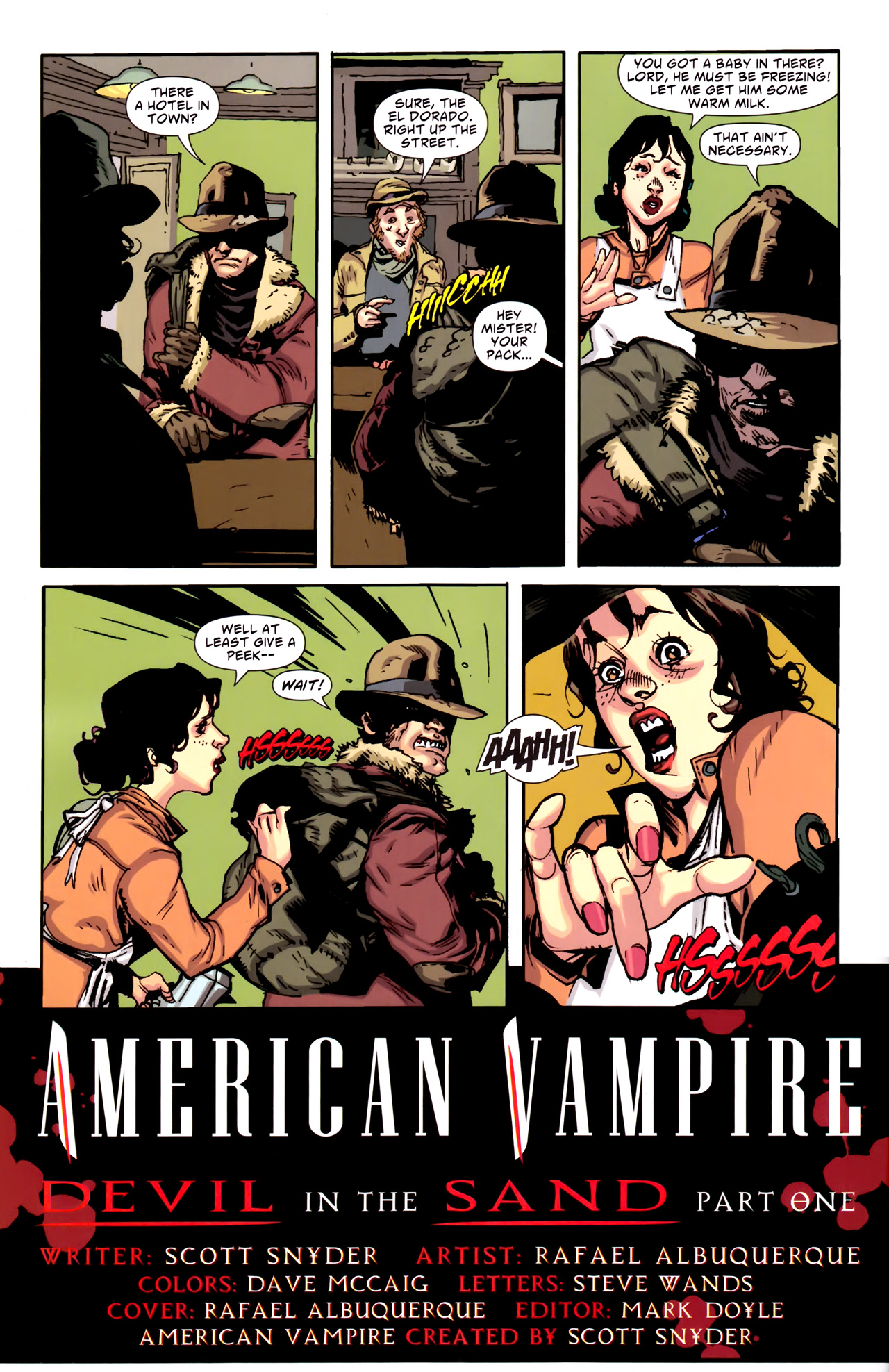 American Vampire #6 - Devil in the Sand, Part One 