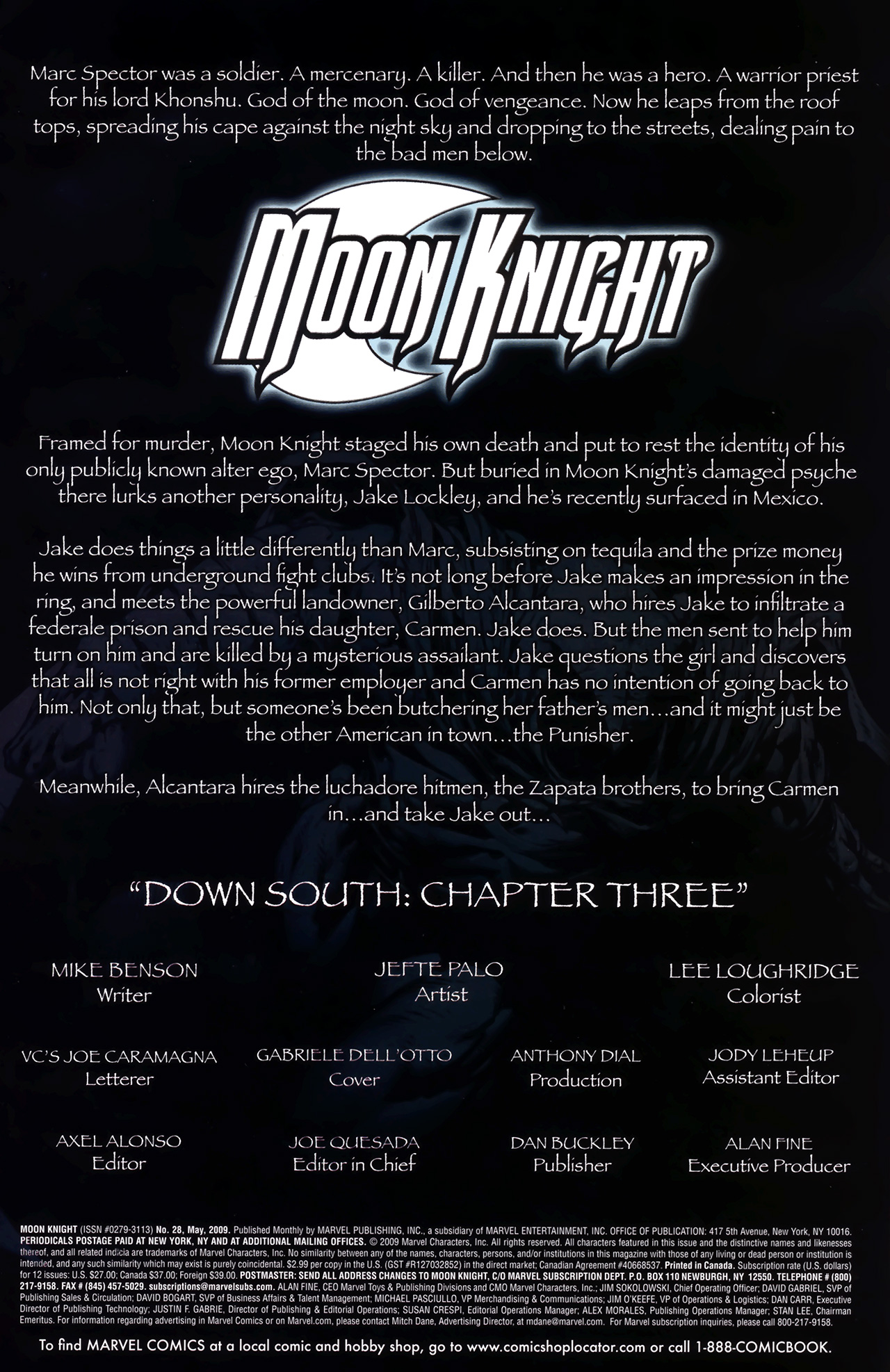 Moon Knight #28 - Down South, Part 3 