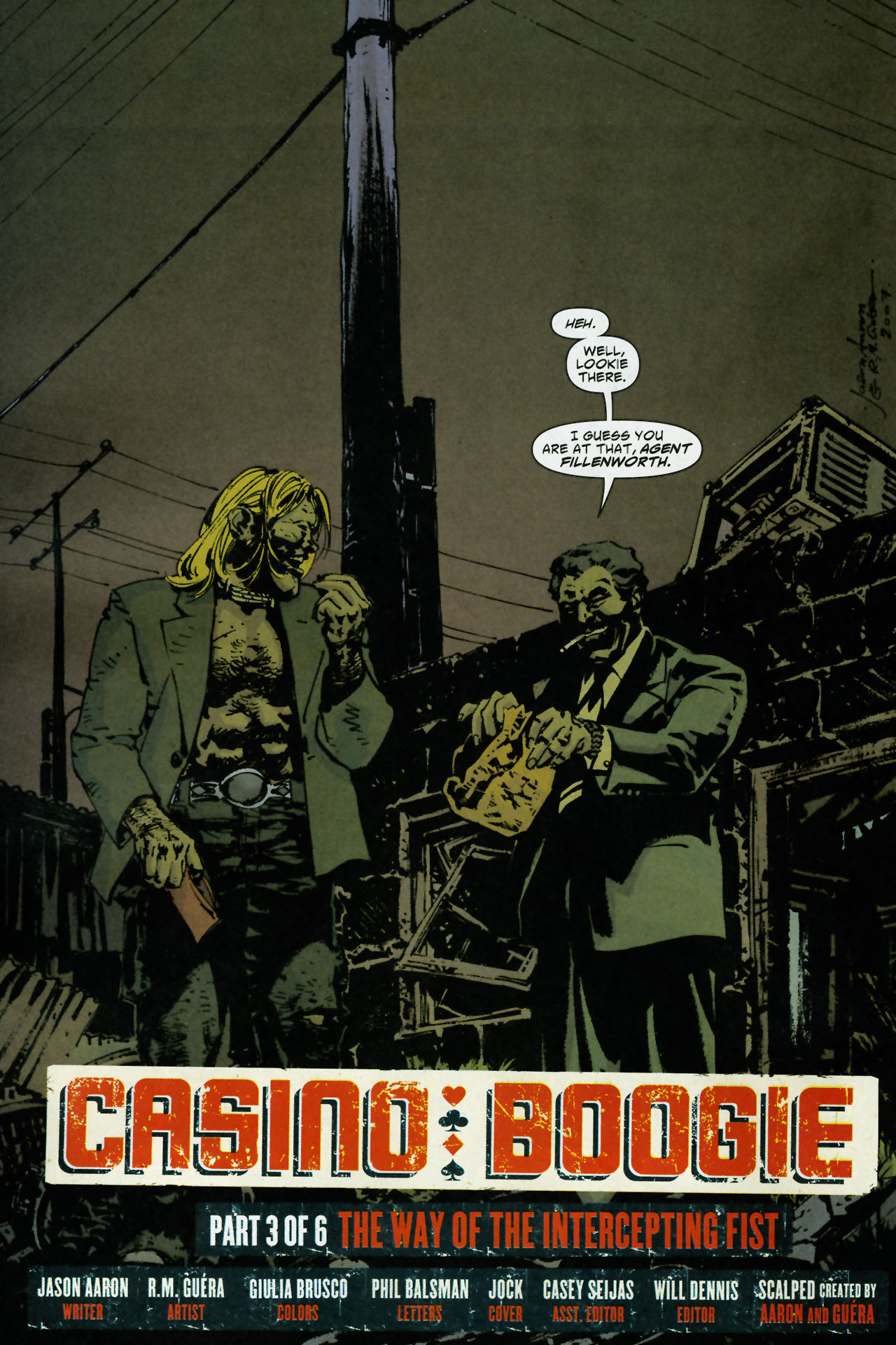 Scalped #8 - Casino Boogie, Part 3 of 6: The Way of the Intercepting Fist 
