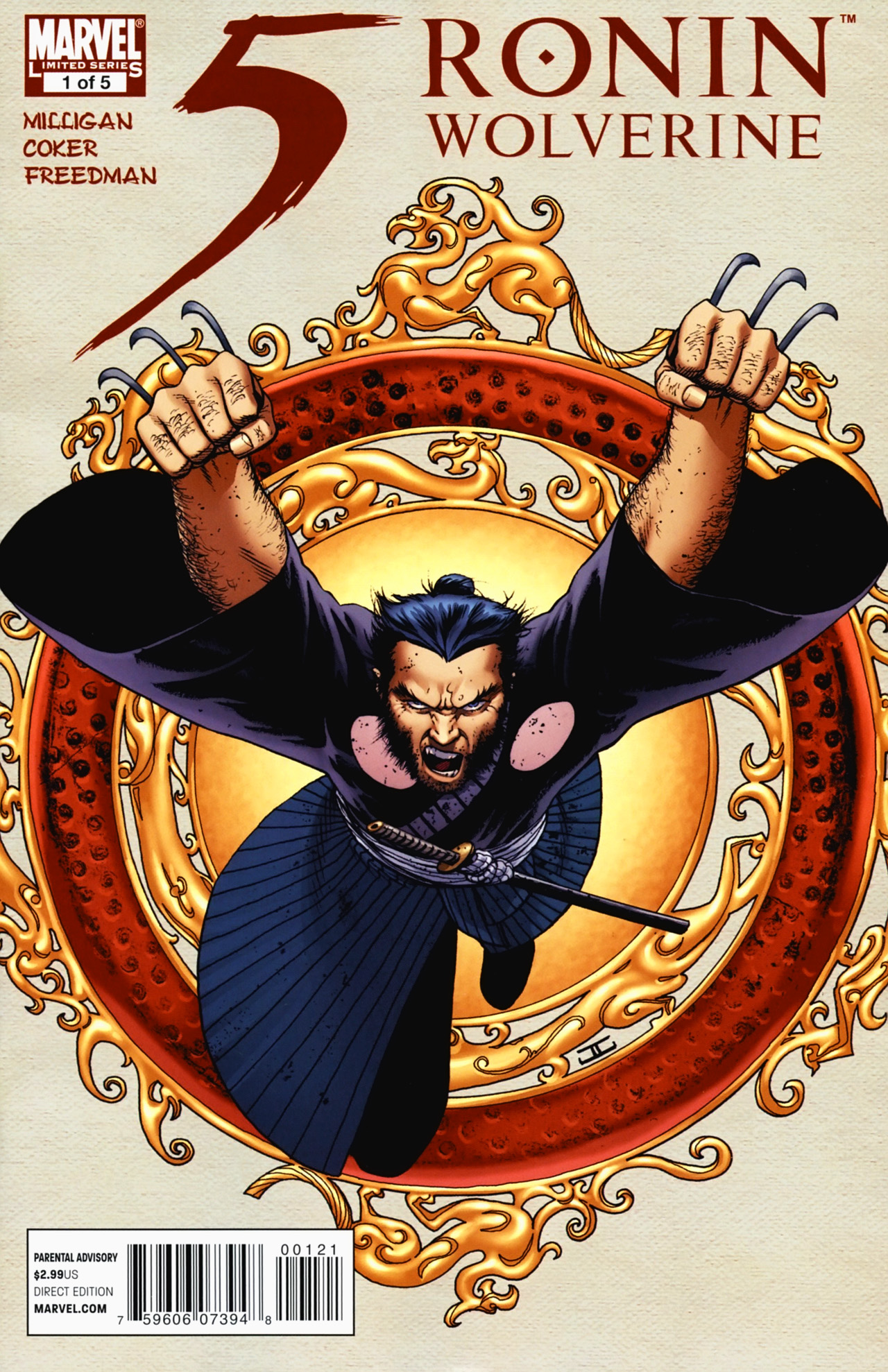 5 Ronin #1 - Chapter One: The Way Of The One - Wolverine 