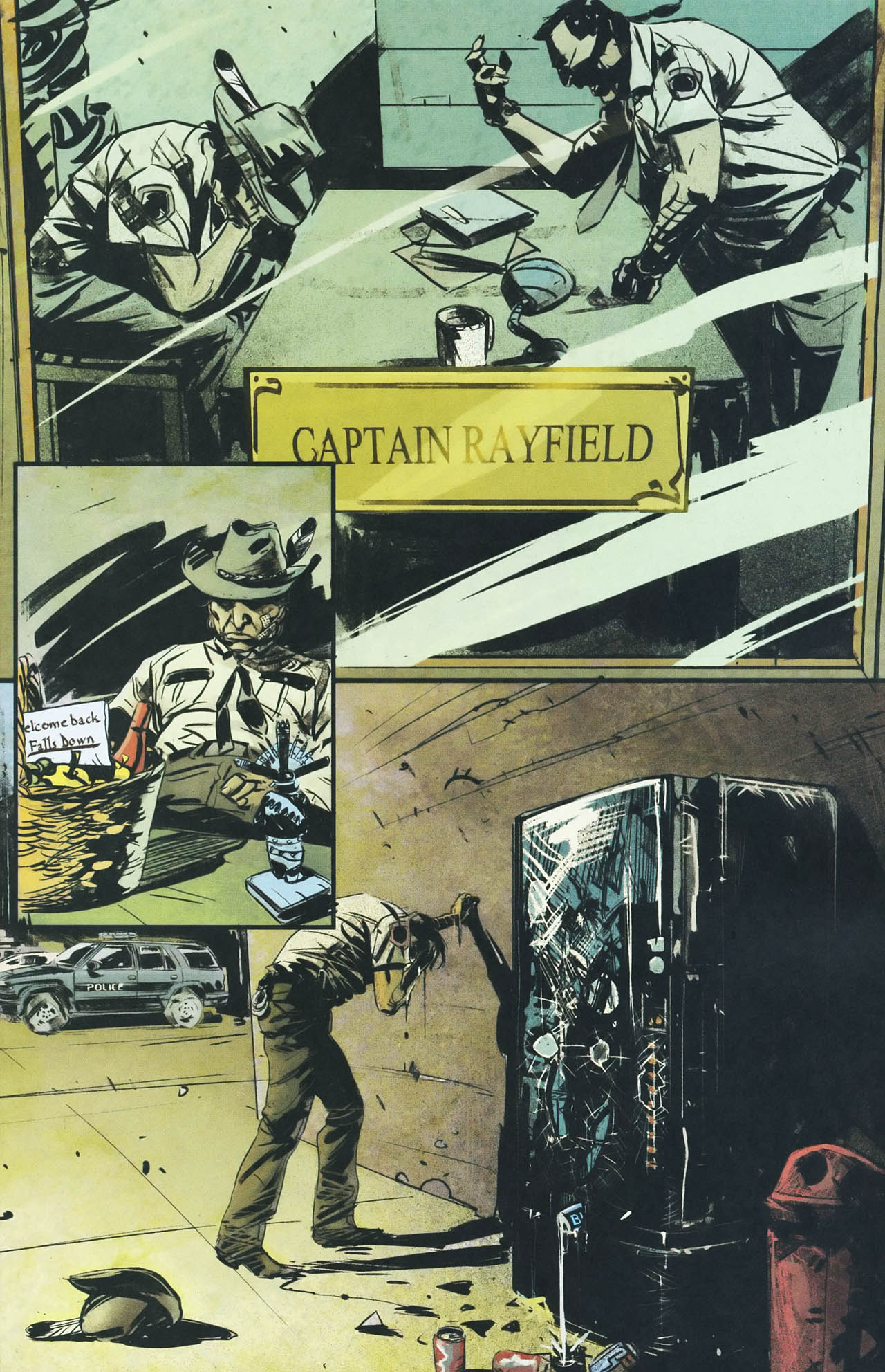 comic book - Captain Rayfield