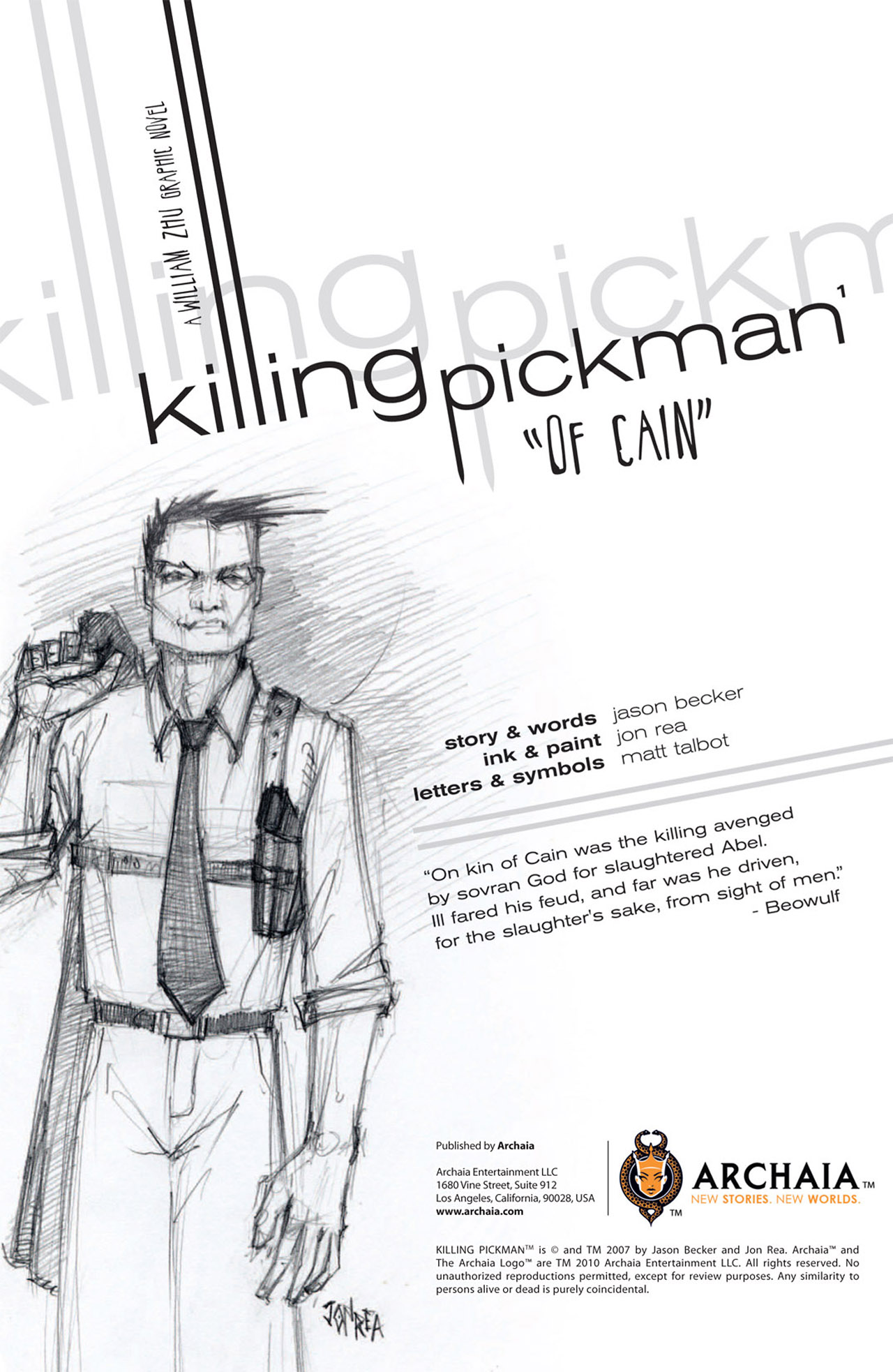 Killing Pickman 1 - Of Cain