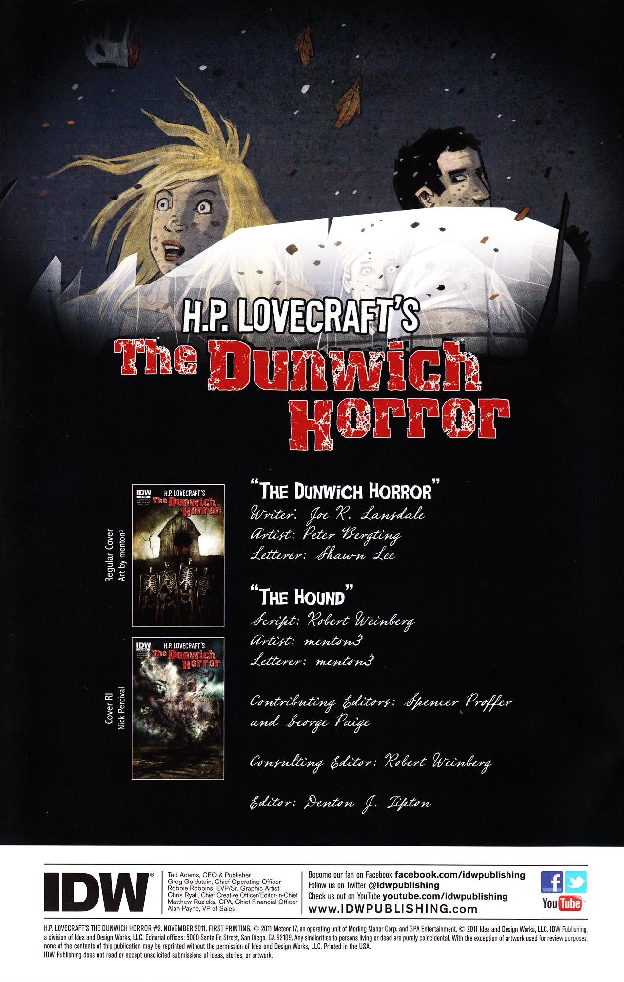 H.P. Lovecraft's The Dunwich Horror 2 of 4