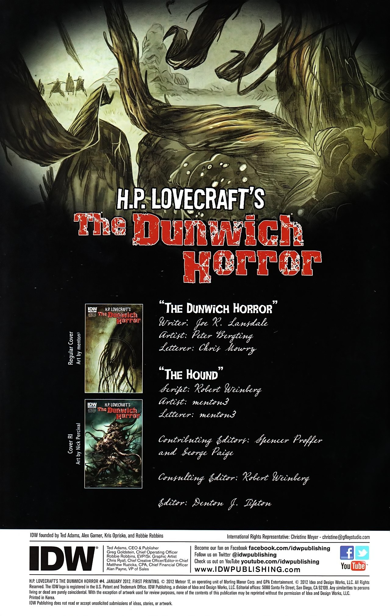 H.P. Lovecraft's The Dunwich Horror 4 of 4