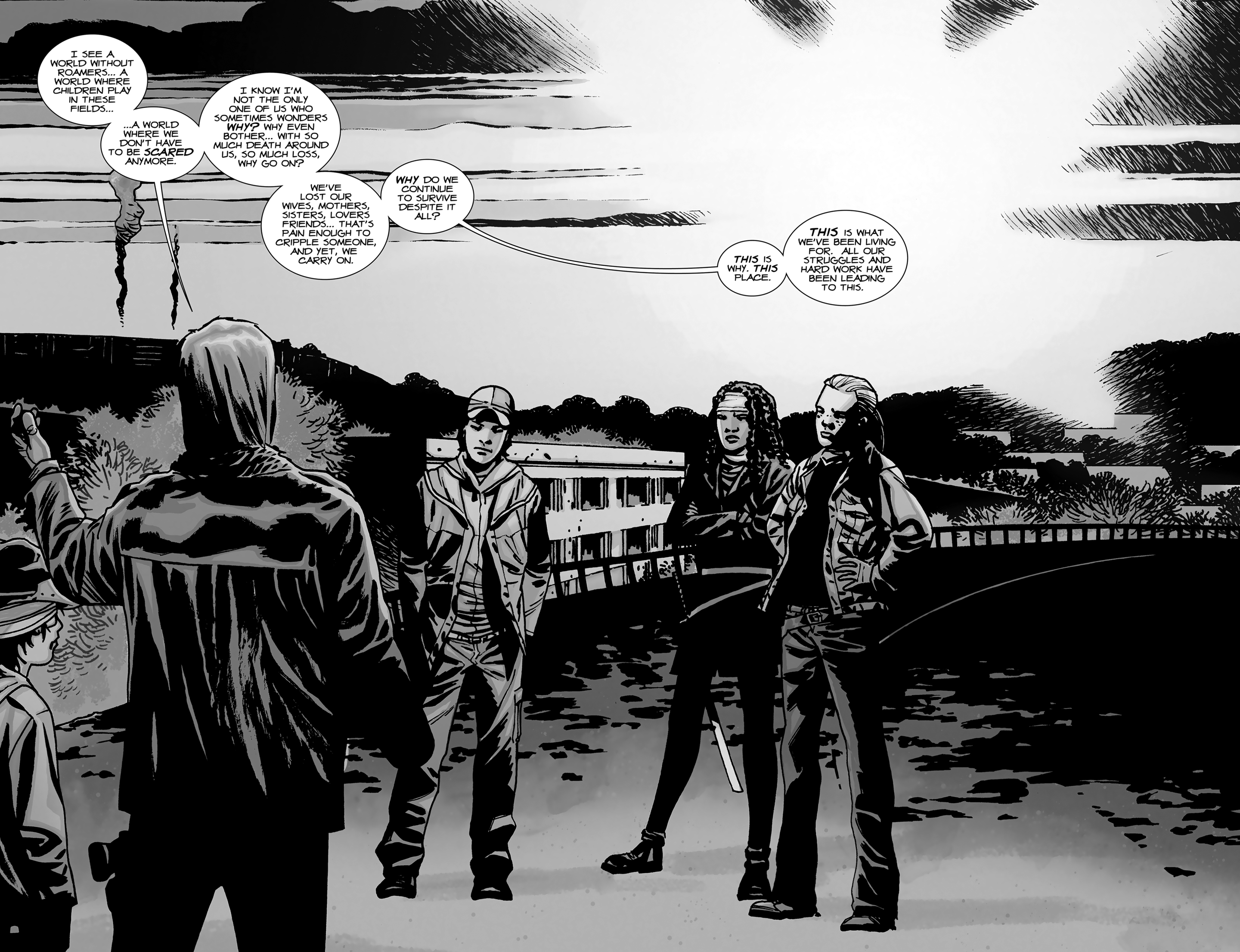 THE WALKING DEAD 96 - A LARGER WORLD, CONCLUSION