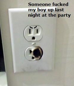 My boy got up with some dirty plugs at the party last weekend.