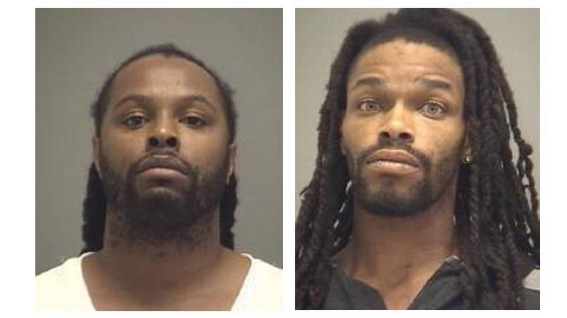 Police reports show Michael Lee Kent, 29, of Bailey, and Cedrick Tyler Armstrong, 33, of Wendell, were arrested around 9 p.m. at a home in the 1400 block of Beauty Avenue in Raleigh.