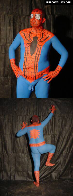 Naked Spiderman Costume Just in time for Halloween