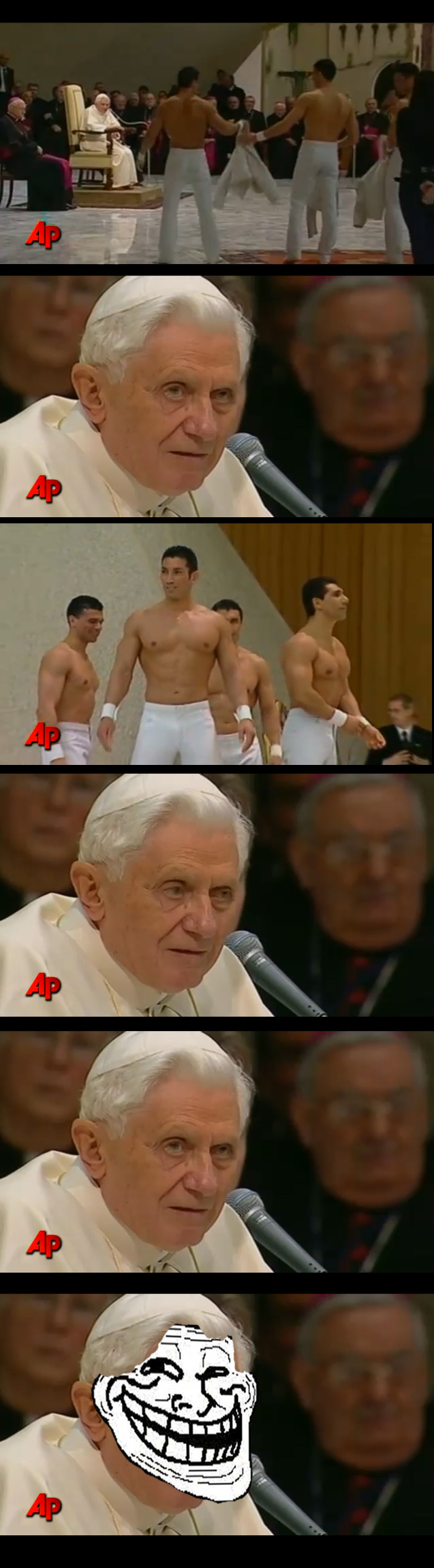 The Pope Likes it Topless. SFW