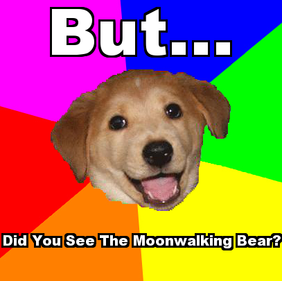 Did you See the Moonwalking Bear