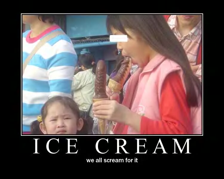 We all scream for ice cream?  Would you take a lick?