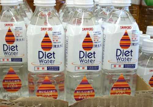 diet water - wonder how many calories