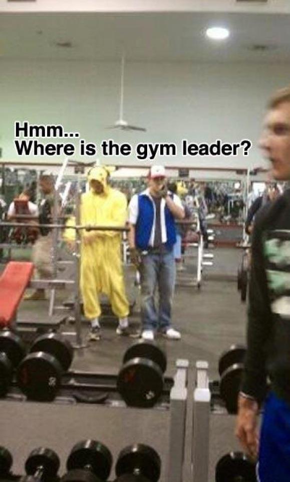pokemon gym meme - Hmm... Where is the gym leader?