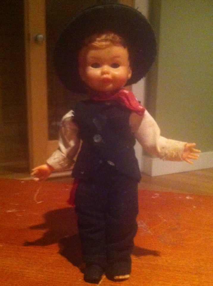 yet another creepy doll - time to get out of here.