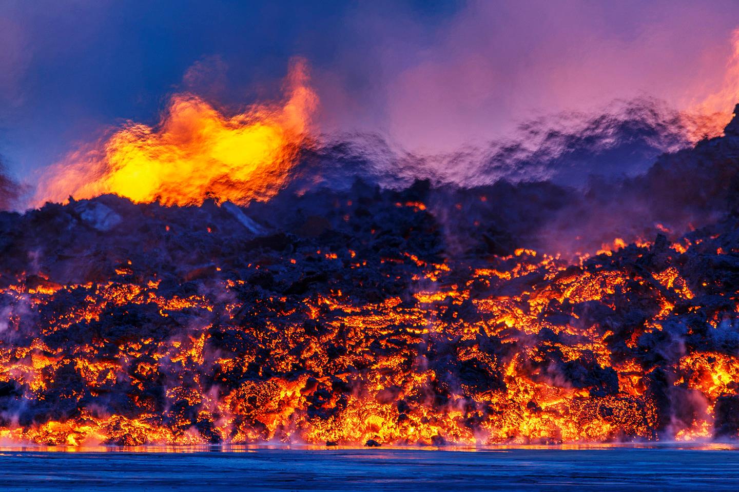 Icelands Bardarbunga volcanic eruption Gallery