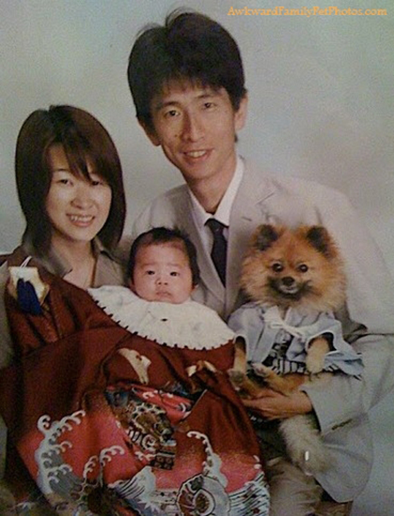 funny family pics with there pets