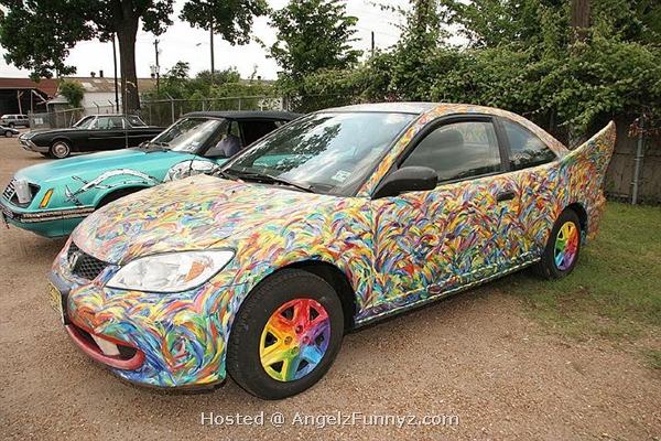funny strange and cool paint jobs