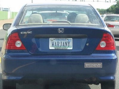 funny and cool license plates