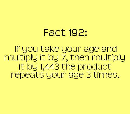 Tiny and fun facts
