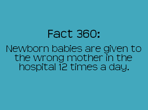 angle - Fact 360 Newborn babies are given to the wrong mother in the hospital 12 times a day.