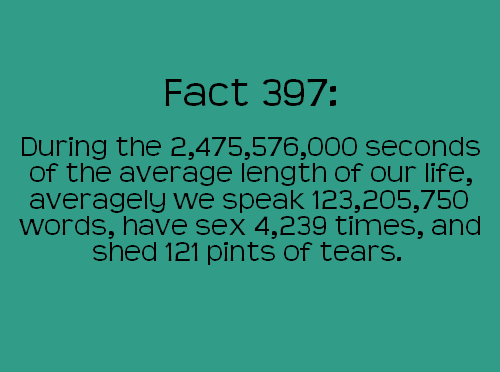 More fun and interesting facts