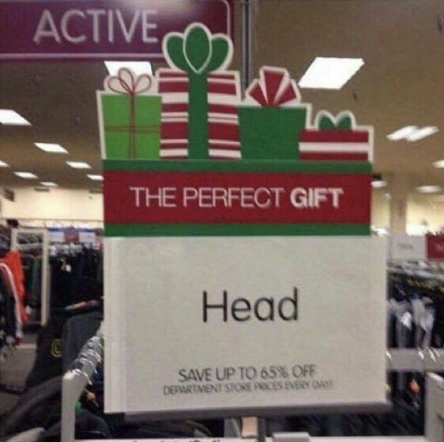 dank meme funny happy holidays meme - Active The Perfect Gift Head Save Up To 65% Off Department Store Paces