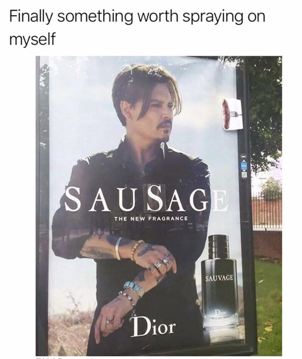 dior sausage - Finally something worth spraying on myself Sau Sage The New Fragrance Sauvage Dior