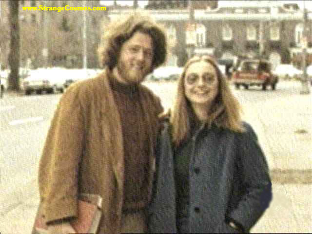 This is a picture of Bill and Hilary when they were little hippies.