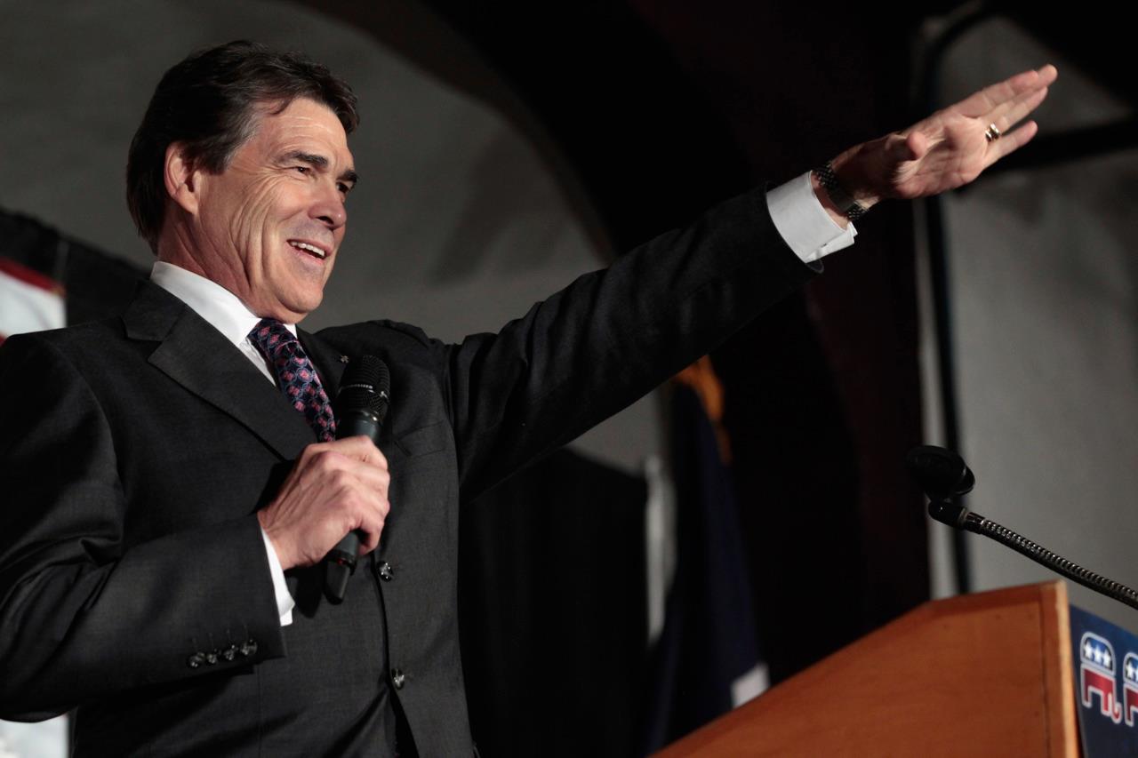 Rick Perry's really showing his colors.