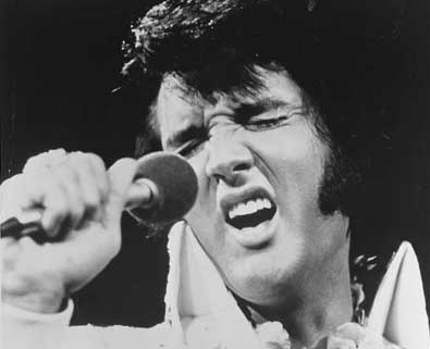 Elvis Presley - "That toilet seat is comfy!"